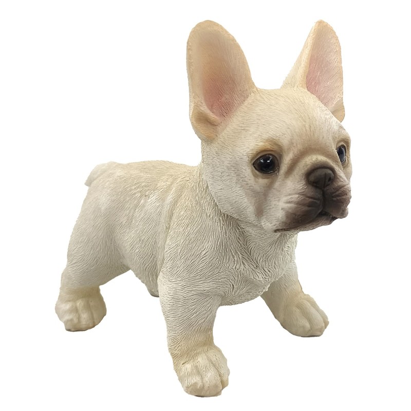 ORIGIN Home Decor Chien Animaux Figurine de Chien Orange - 14x14x8cm
