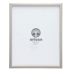 ORIGEN Home Decor Cadre photo Cadres rectangulaires argentés 26x21x2cm - Cadre de haute qualité et design élégant pour