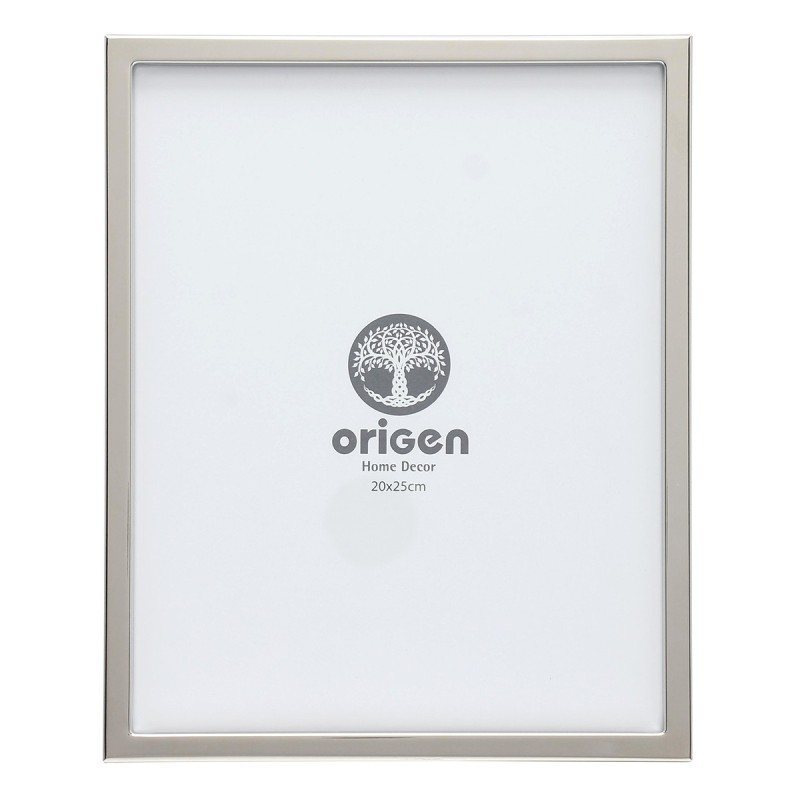 ORIGEN Home Decor Cadre photo Cadres rectangulaires argentés 26x21x2cm - Cadre de haute qualité et design élégant pour