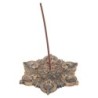 ORIGEN Home Decor Brûle-Encens Bouddha Natura Accessoires Gris 15x15cm