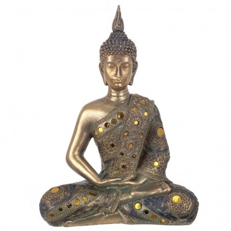 Figurines décoratives | Figurine de Bouddha 28 x 9 x 21 cm | Gris