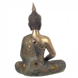 Figurines décoratives | Figurine de Bouddha 28 x 9 x 21 cm | Gris