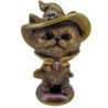 ORIGIN Home Decor Chat Hiboux | Figurine de hibou marron  15 x 11 x 8 cm pour la décoration de la maison