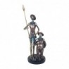 Figurines décoratives | Figurine Don Quichotte Figurines Résine 22 x 7,5 x 7,5 cm | Gris