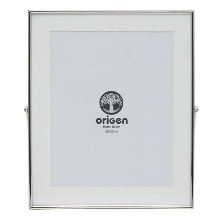 ORIGEN Home Decor Cadre Photo Rectangulaire Argent Cadres 31x26x1cm - Cadre Photo en Métal de Haute Qualité