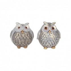 Owls 2 Different Small Comprend 2 Unités Chiffres Collection Ethnique Owls