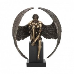 Naked Angel Piédestal Bronze Figures Collection Classique