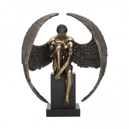 Naked Angel Piédestal Bronze Figures Collection Classique