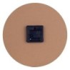 ORIGEN Home Decor Horloge Ronde Marron Horloges 34x34x4cm