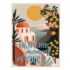 ORIGEN Home Decor Plaque Murale Vintage Métal Orange 33x25x1cm