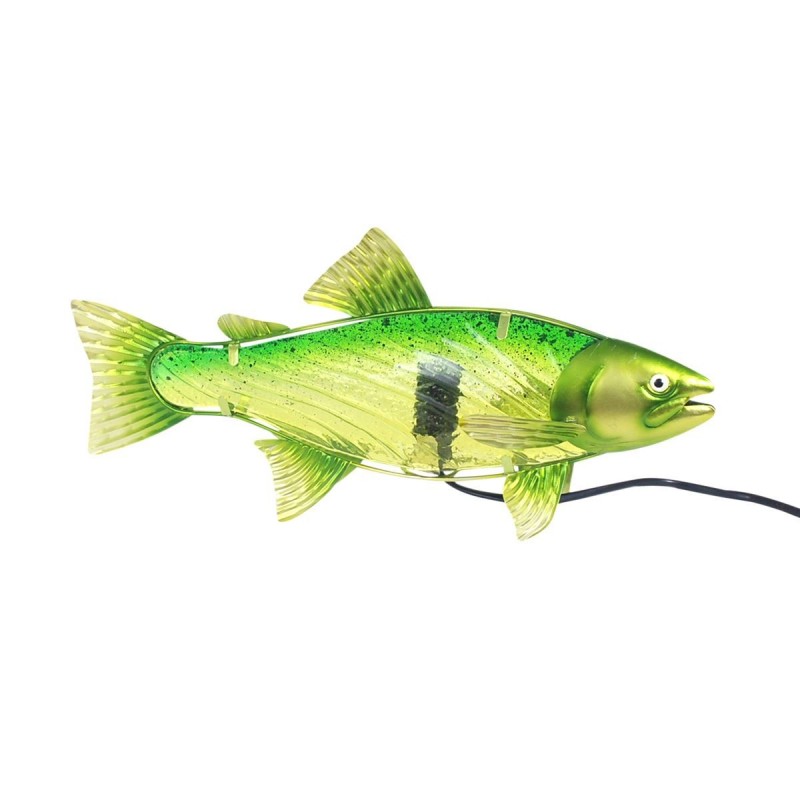 Lampe De Table Poissons Tons Verts Meubles Lampes Collection Marin Et Nautique