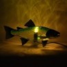 Lampe De Table Poissons Tons Verts Meubles Lampes Collection Marin Et Nautique