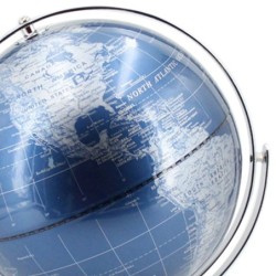 ORIGEN Home Decor Ballons Globe Ronds Bleus du Monde - 27x24x20cm