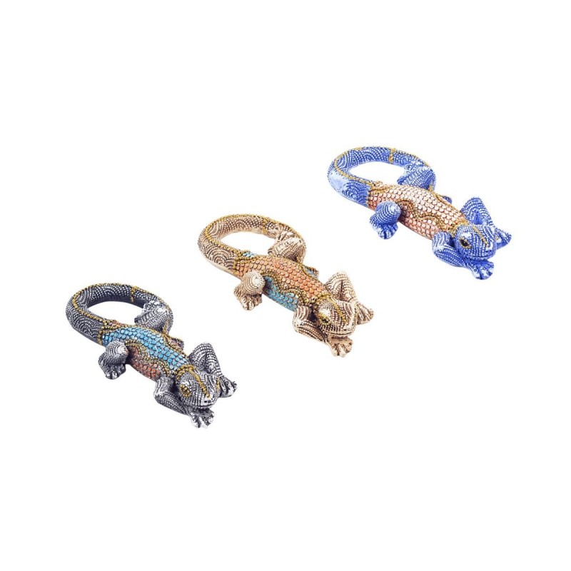 Lézard 3 différent petit comprend 3 unités figurines animaux collection ethnique