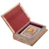 La boîte à livres en tissu comprend 4 unités-cadeaux de jeux de collection vintage
