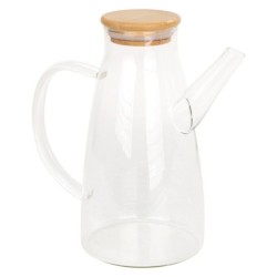 ORIGIN Ustensiles de graissage pour décoration d'intérieur | Bidon d'Huile Transparent - 18x19x10cm