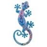 ORIGIN Home Decor Jardin Lézard | Figurine Lézard Bleu - 24x12x1cm