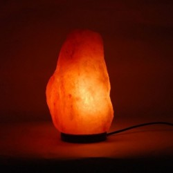 Lampe au sel de l'Himalaya | Pierres Naturelles 4,85 Kg. 25 x 15 cm | Couleur orange