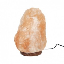 Lampe au sel de l'Himalaya | Pierres Naturelles 9,4 Kg. 29 x 18 cm | Couleur orange