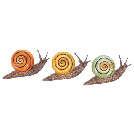 Figurine d'escargot en résine, 3 couleurs différentes, décoration de maison bohème