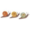 Figurine d'escargot en résine, 3 couleurs différentes, décoration de maison bohème