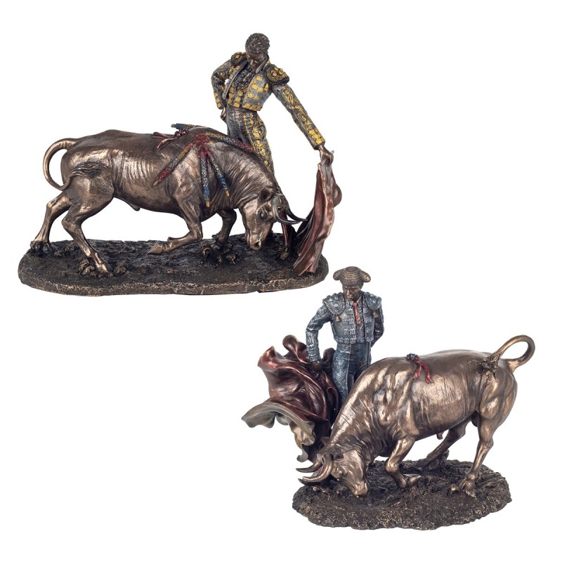 Figurines de toreros au travail Figurines d'animaux Collection classique