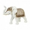 Figurines décoratives | Figurine décorative Éléphant 26,5 x 14 x 34 cm Résine | Couleur blanche