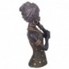 Figurines décoratives | Figurine Africaine Figurines Résine 28 x 12 x 12 cm | Couleur dorée