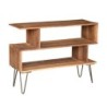 Meuble TV industriel en bois et métal pour salon et chambre à coucher