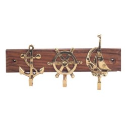 Décoration murale ancre bateau gouvernail décoration marin nautique