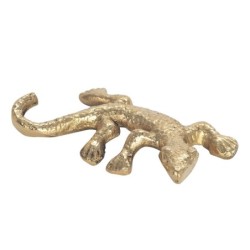 Presse-papier lézard doré pour la décoration de la maison et du bureau