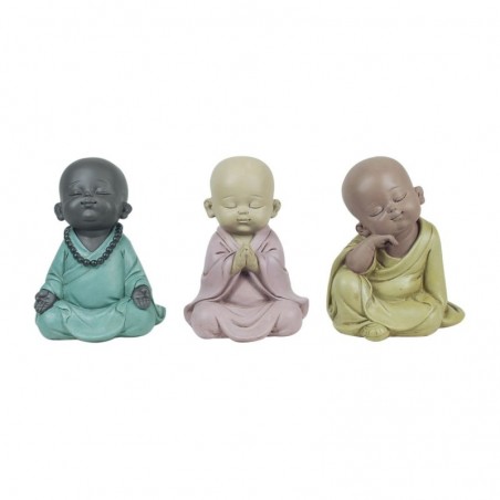 Tendre Bouddha 3 Différents Comprend 3 Unités Figures Collection Orientale Bouddhas