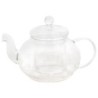 Théière avec Filtre | Théière en verre | Contenance : 0,5 litre | Couleur transparente