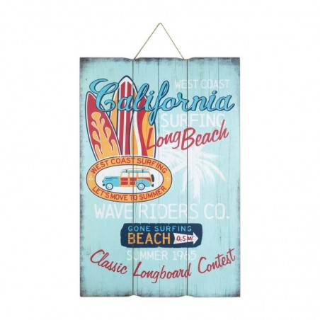 Surf Wall Plaque Décoration murale Plaques en bois Collection Surf