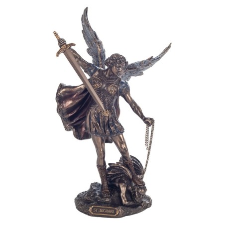 Saint Michel Archange Figure Bronze Figures Collection Classique