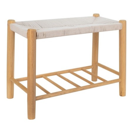 ORIGEN Home Decor Wooden Bank of Paulonia Mueble Auxiliary | Banquet d'or - 44x59x30cm