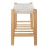 ORIGEN Home Decor Wooden Bank of Paulonia Mueble Auxiliary | Banquet d'or - 44x59x30cm