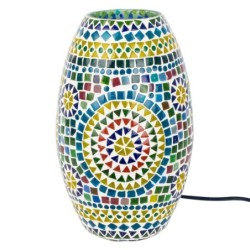 Lampe de table arabe | Lampe marocaine | Cylindre 31x18x18 cm | Couleur: Multicolore