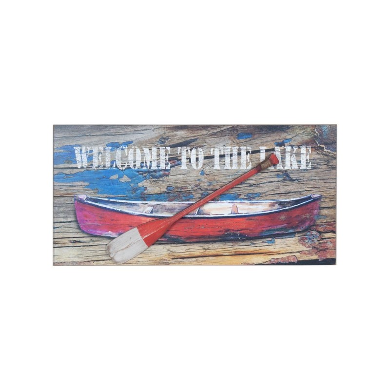 Plaque Murale Bateau Avec Ornement Murale Rame Assiettes En Bois Collection Marin Et Nautique