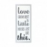 Plaque Murale Love Little This Décoration Murale Plaques Métalliques Collection Industrielle