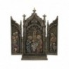 Triptyque Figurines Naissance Bronze Collection Classique