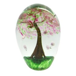 Presse-papier arbre en cristal pour décoration de bureau et cadeau