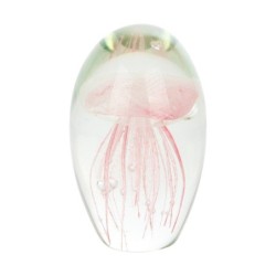 Presse-papiers en verre | Presse-papier Medusa Couleur Noir et Bleu 11 cm x 7 cm x 7 cm