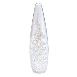 Presse-Papier en Verre Transparent 23 cm - Accessoire de Bureau élégant et Fonctionnel