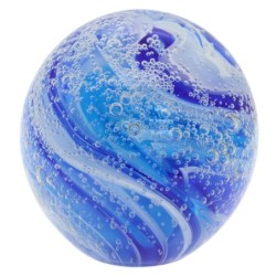 Presse-papier en cristal bleu pour la décoration du bureau et de la maison