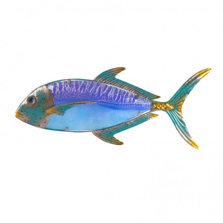 Applique Murale Poisson Jolies Couleurs Ornement Mural De Jardin Collection Tropicale