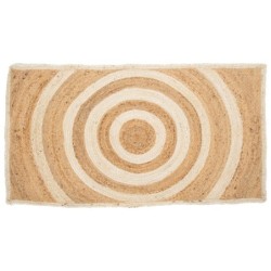 Tapis en Jute Naturel 70x120cm - Idéal pour décorer les entrées et les couloirs