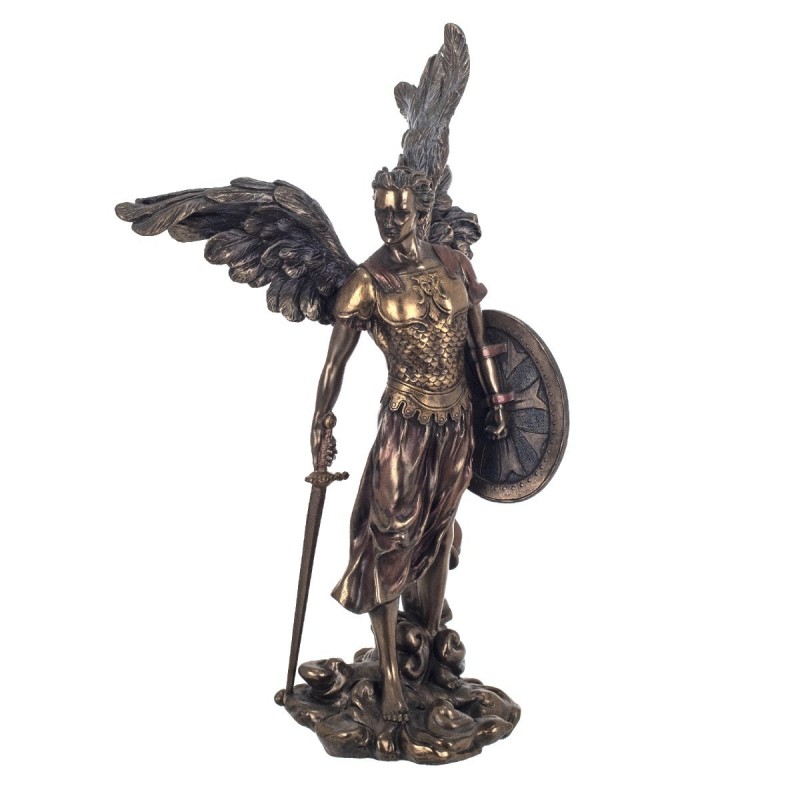 Archange Michael Golden Figure Bronze Figures Collection Classique