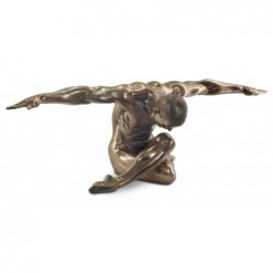 Naked Man Figure Bronze...