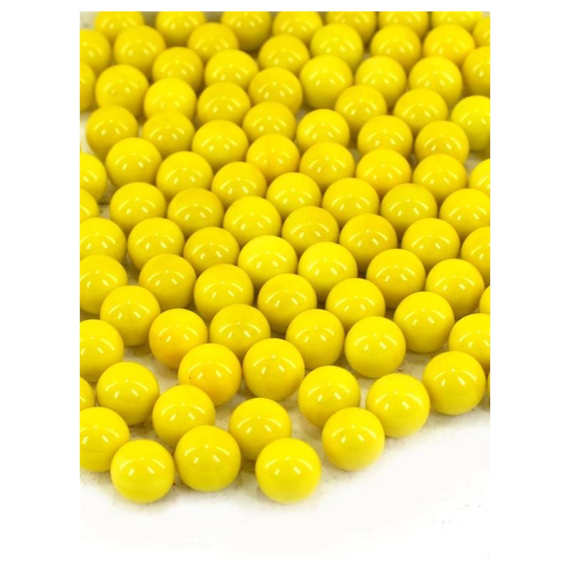 Boules jaunes 14Mm. Comprend 100 unités de vases de décoration et de bougeoirs Divers Collection